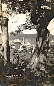 TAXCO GRO MEXICO~PARNORAMA~1940s REAL PHOTO POSTCARD