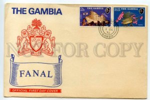 492721 Gambia 1972 FDC Sailing ships Fanal