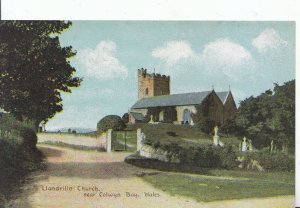 Wales Postcard - Llandrillo Church - Near Colwyn Bay - Denbighshire - Ref 3084A