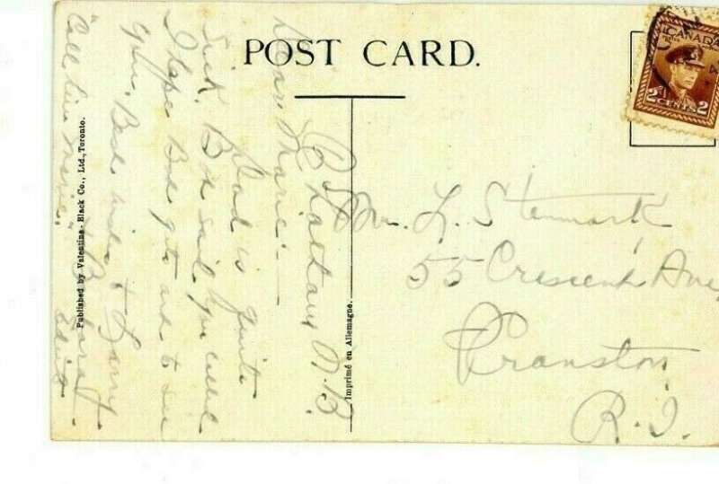 Postcard RPPC Miramachi Hospital & Nursing Home, Newcastle, New Brunswick, Can.