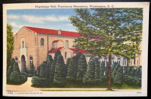 Vintage Postcard 1930-1945 Pilgrimage Hall, Franciscan Monastery, Washington, DC