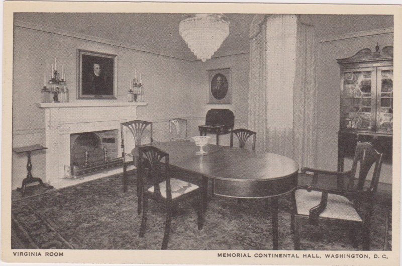 WASHINGTON D.C., 1910-20s; Virginia Room, Memorial Continental Hall