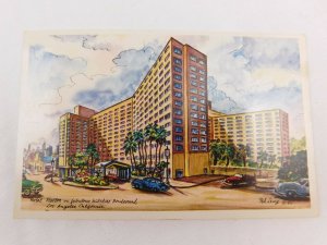 Fab Ted Lewy hotel Statler, Los Angeles, CA Vintage Postcard P28