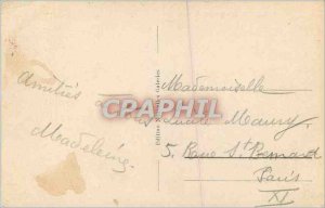 Old Postcard St Quentin Town Hall Automotive