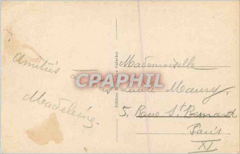 Old Postcard St Quentin Town Hall Automotive