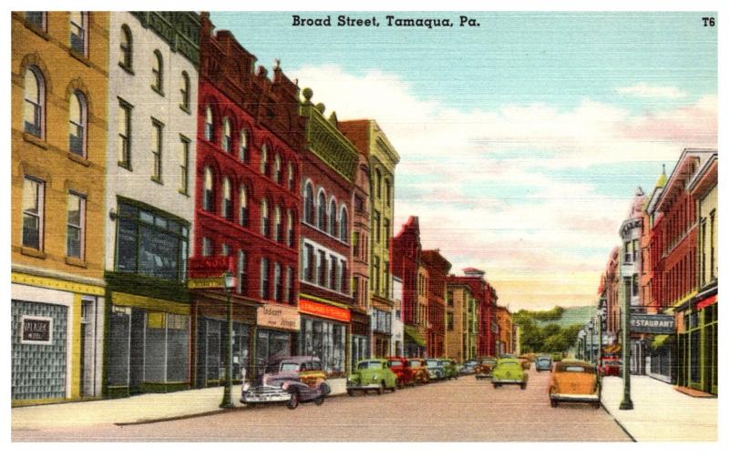 Pennsylvannia Tamaqua , Broad street