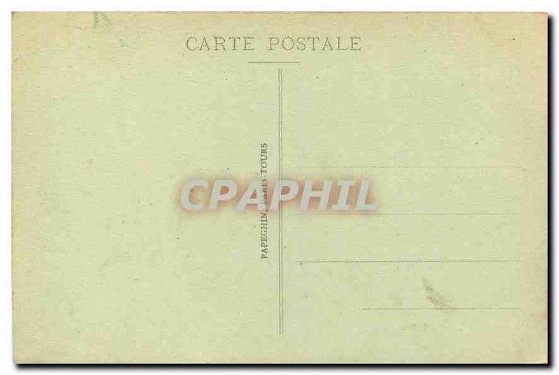 Old Postcard Paris Place de la Republique and Barracks of the Chateau d'Eau