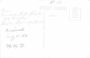 Baxter Springs Kansas~High School~Cherokee County~c1940s RPPC-Postcard