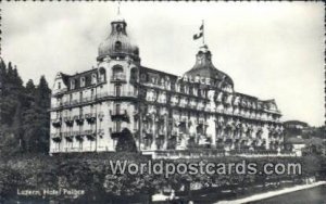 Hotel Palace Luzern Swizerland Unused 