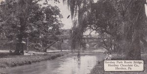 Pennsylvania Hershey Hershey Park Rustic Bridge Hershey Chocolate Company 1911