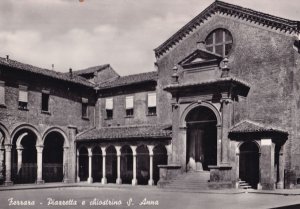 Ferrara Saint St Anne Small Cloister Italian Real Photo Postcard