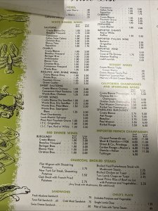 Vintage 50s EXPOSITION FISH GROTTO Menu San Francisco CA Fishermans Wharf