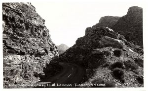 RPPC Postcard HItchcock Hwy to Lemmon Tucson Arizona 1950s
