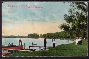 Boat Landing at Yosts Park Between Janesville and Beloit,WI BIN