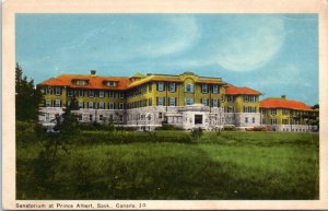 1950 Sanatorium at Prince Albert Saskatchewan Canada Postcard