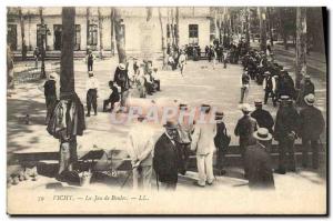 Old Postcard Vichy TOP Petanque bowls