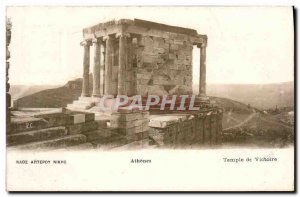 Old Postcard Athens Temple of Victory