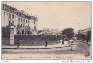 L'Hotel Du Casino Et Le Boulevard De l'Ecluse, Dinard (Ille Et Vilaine), Fran...