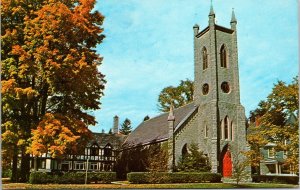 VINTAGE POSTCARD HISTORIC ST. JAMES EPISCOPAL CHURCH GREAT BARRINGTON MASS