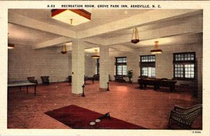 Postcard HOTEL SCENE Asheville North Carolina NC AL0875