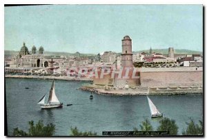 Postcard Old Marseille Old Port of Entry