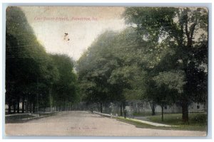 Princeton Illinois IL Postcard East South Street View 1912 Posted Antique