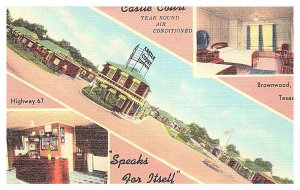 Texas Brownwood . Castle Court Motel