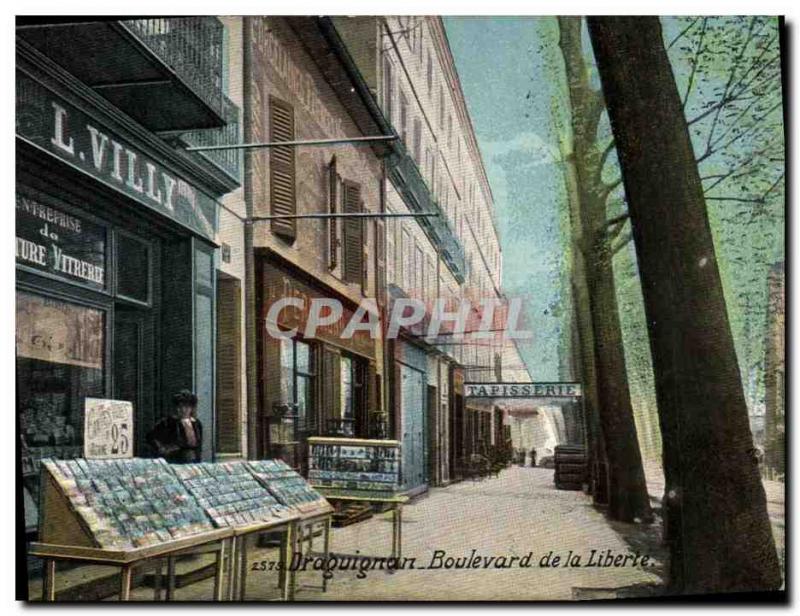 Postcards Old Postcards Commerce Boulevard Draguignan freedom Villy Perrimond...