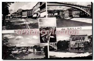 Old Postcard Souvenir De Gaillac