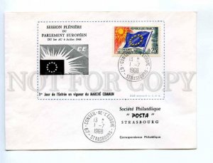 417154 FRANCE Council of Europe 1968 year Strasbourg European Parliament COVER