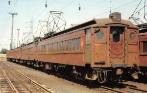 PENN CENTRAL MP-54's South Amboy, NJ Train Railroad Chrome Vintage Postcard