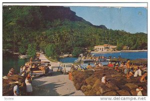 At Bora Bora's Wharf, Tahiti, 40-60s