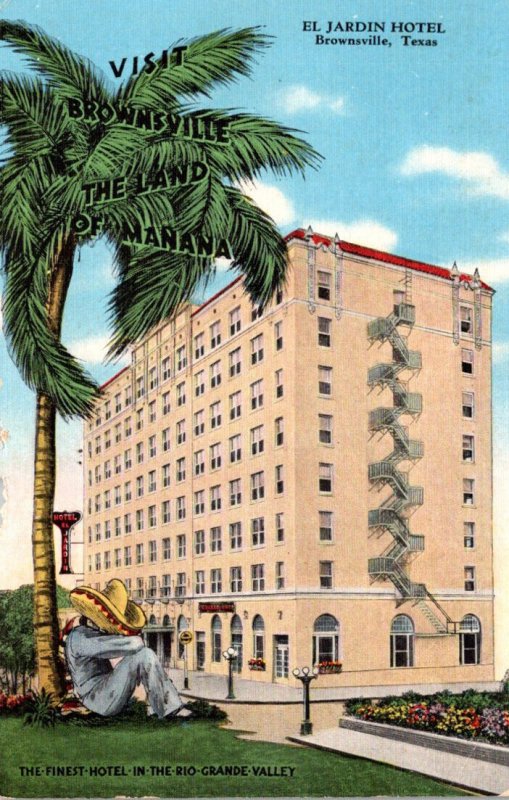 Texas Brownsville El Jardin Hotel 1940