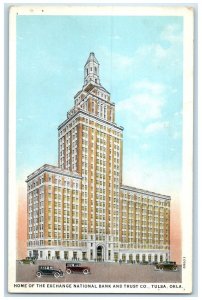 c1920's Home Of The Exchange National Bank & Trust Co. Tulsa Oklahoma Postcard