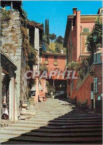 Modern Postcard Bellagio (Lake Como) Ascent Serbelloni