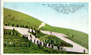 1920s University of Utah The Famous U Postcard