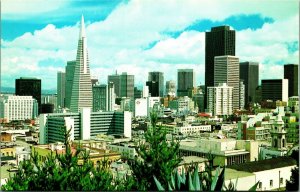 Panoramic View of San Francisco California CA Chrome Postcard UNP