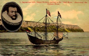 History September 1609 Henry Hudson Sailing In The Half Moon Discovered The H...