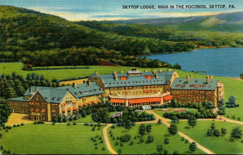 Pennsylvania Skytop The Skytop Lodge High In The Pocono Mountains 1950