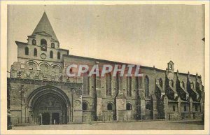 Postcard Old Moissac (Tarn et Gar) Overview of the Abbey Church St. Peter (XI...