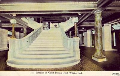 COURT HOUSE INTERIOR FORT WAYNE, IN 1909