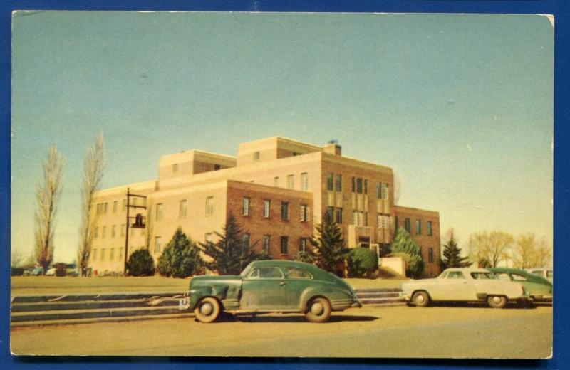 Memorial Hospital Clovis New Mexico nm 1950s chrome postcard