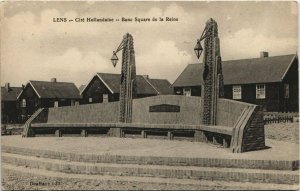 CPA LENS-Cité Hollandaise-Banc Square de la Reine (44133)