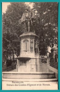Belgium, Brussels - Statue Of Egmont & Hornes - [FG-488]