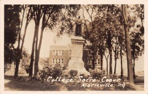 Marieville Quebec Canada College Sacre Coevr Monument Real Photo PC AA69685