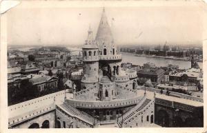 B35896 Budapest Fishermans Bastion with the isle of st Margaret   hungary