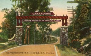 Canada - Ontario, Gananoque. Western Gate