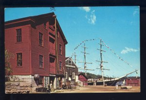 Mystic, Connecticut/CT Postcard, Mallory Sail Loft & Plymouth Cordage Rope Walk