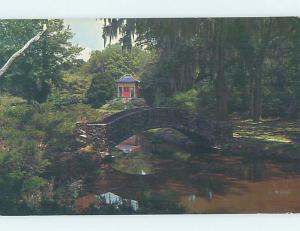 Unused Pre-1980 CHINA GARDENS & BUDDHIST TEMPLE Avery Island Louisiana LA A5611