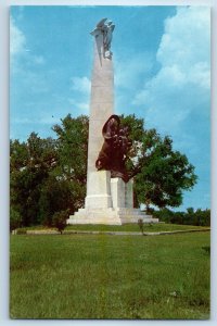 1960 Nashville Tennessee TN Postcard Monument Heroes Battle Scenic View Unposted